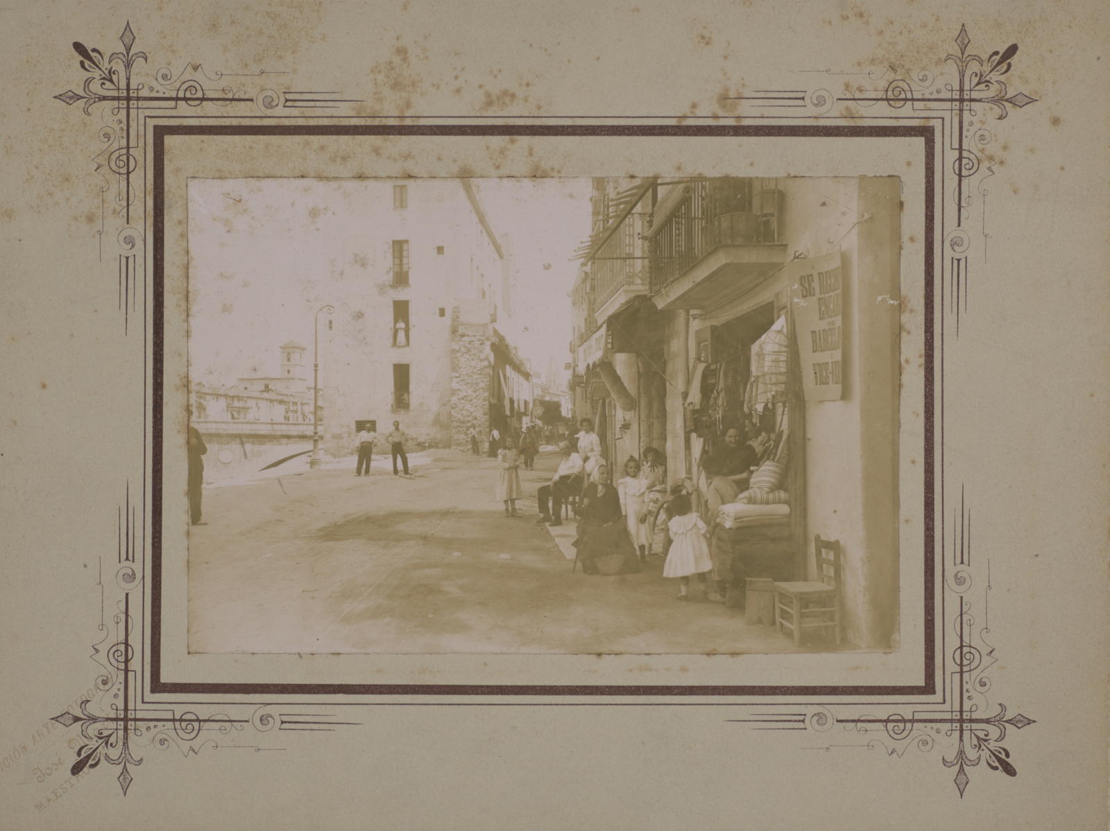 Josep Martí Burch, [Street of the Straw Weight]