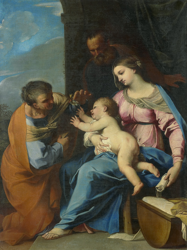 Raffaello Vanni, De heilige familie en de heilige Anna