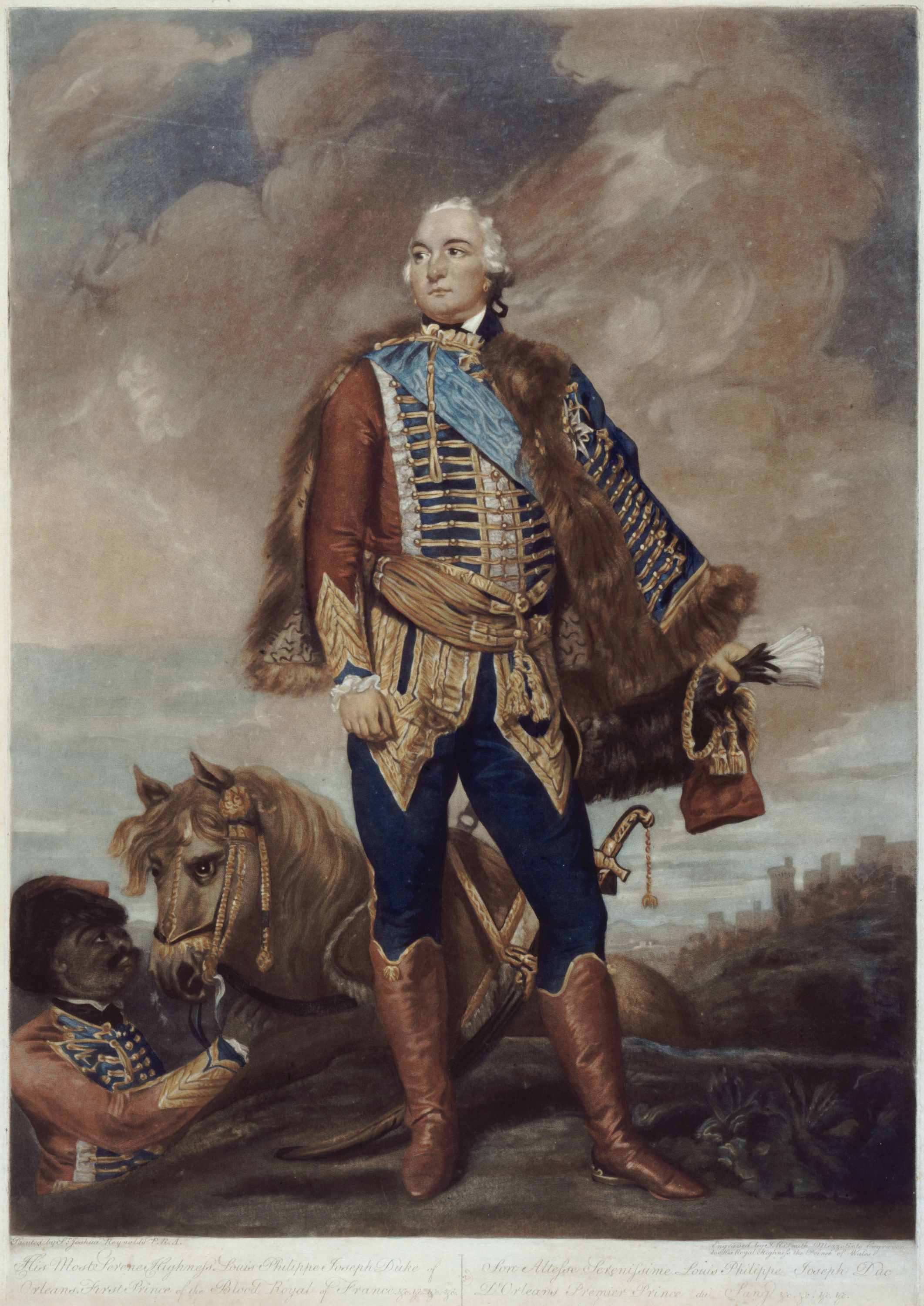 John Raphael Smith, Portrait du Duc d'Orléans, Philippe Egalité.