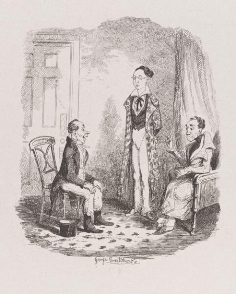 Cruikshank, George, The Boarding House