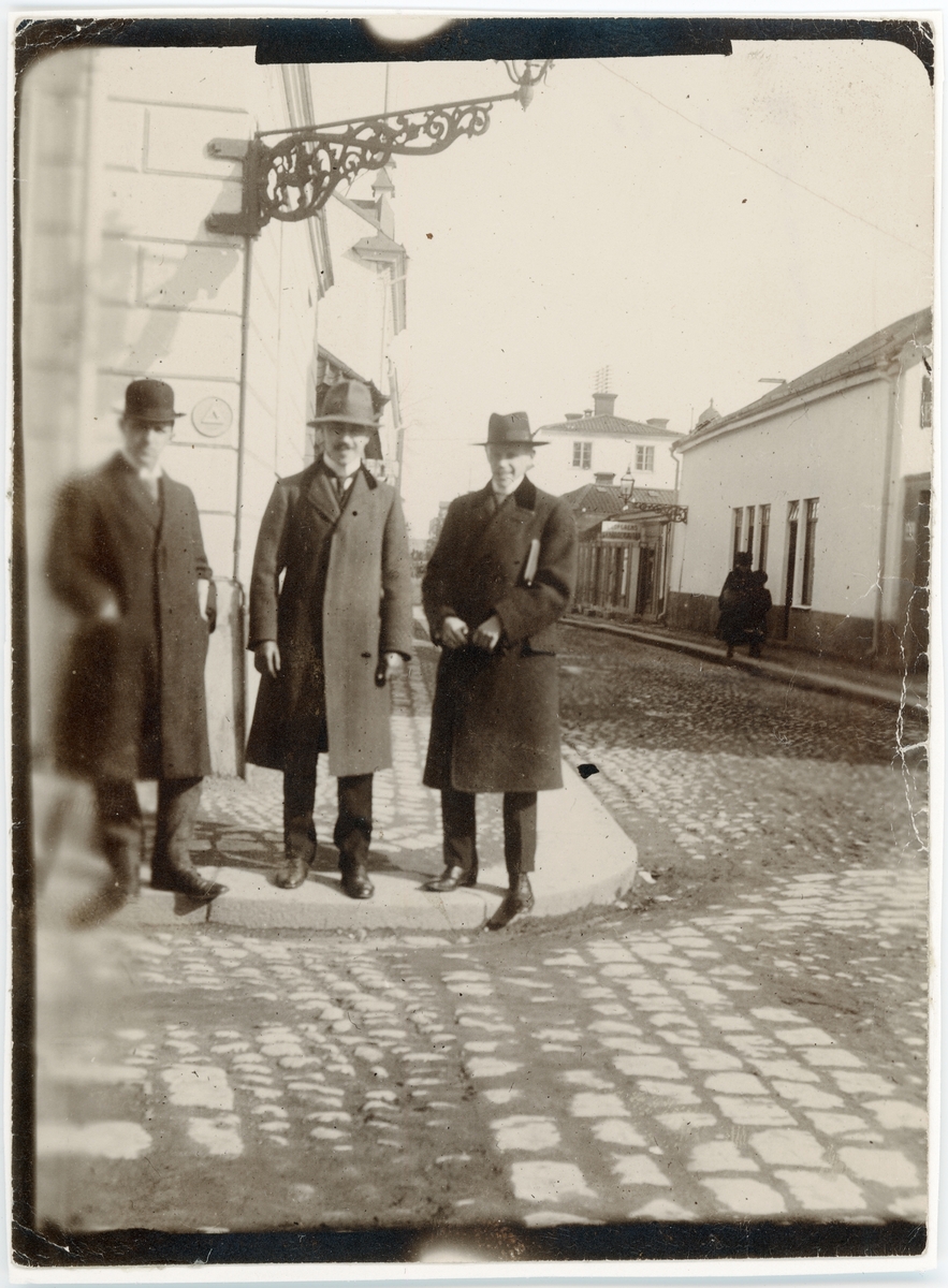 Bengt Mannerfeldt, Tre män på promenad, Uppsala