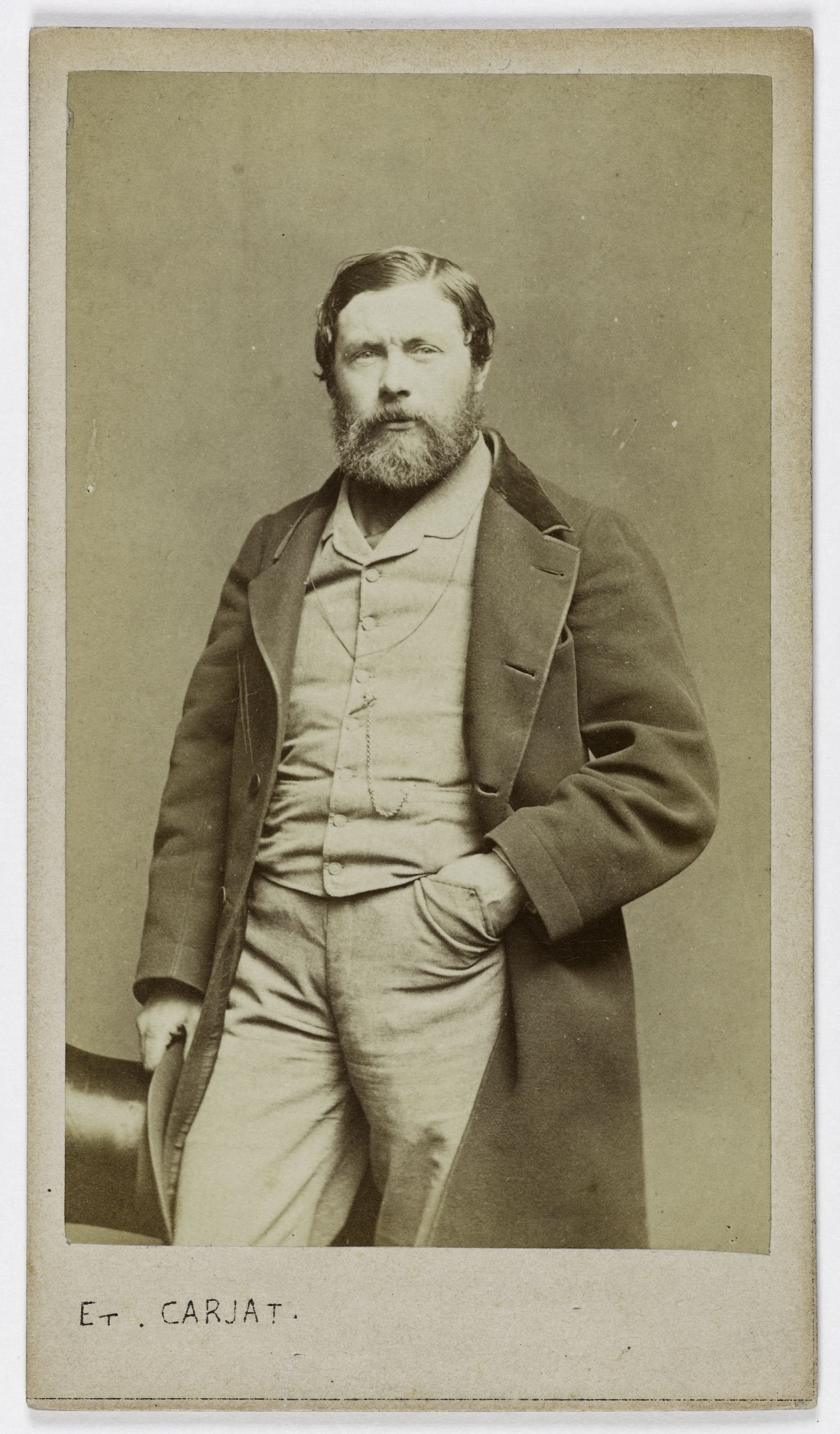 Carjat & Cie, Portrait d'Adolphe Dupeuty (1828-1884), (auteur dramatique, vaudevilliste)