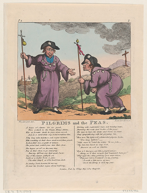 Thomas Rowlandson, Pilgrims and the Peas