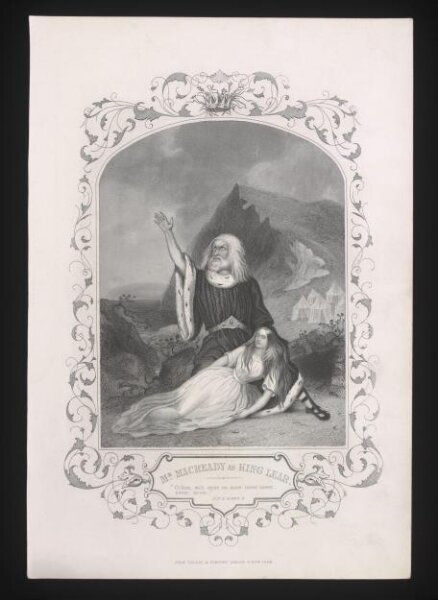 unknown, Mr Macready as King Lear