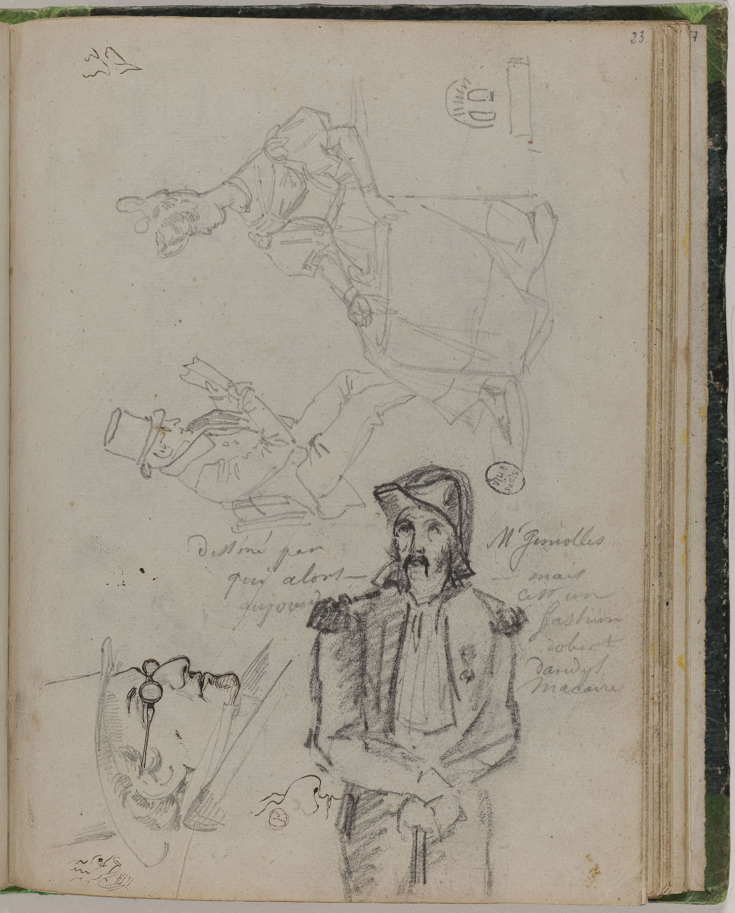 Grandville, Types, portraits.