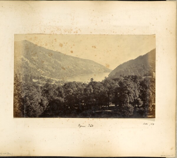 Samuel Bourne, Nynee Tal; General View from the Nawab of Rampore's House