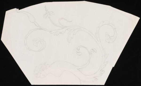 Unknown, Female figure terminating in scrolled acanthus