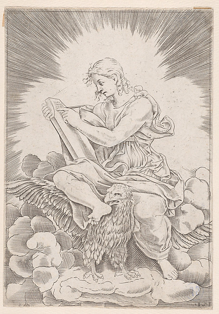 Agostino Veneziano (Agostino dei Musi), Saint John