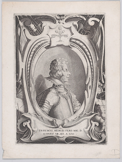 Jacques Callot, Portrait of Francesco de' Medici