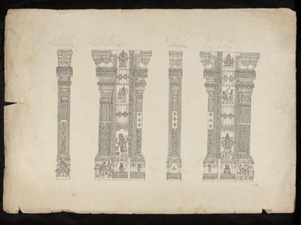 Unknown, Architectural drawing of Tirumala Nayak at Madura,