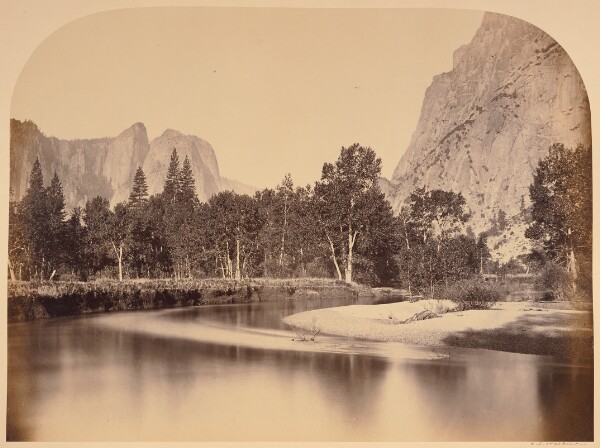 Carleton Watkins, View from Camp Grove down the Valley - Yo Semite