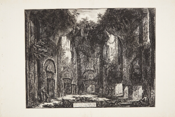 Giovanni Battista Piranesi, Det såkaldte Accademia ved Hadrians Villa i Tivoli