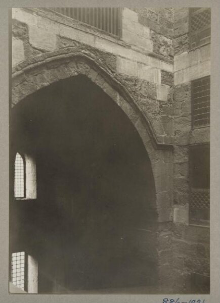 K.A.C. Creswell, Iwan in the Shafiite madrasa in the mosque of Mamluk Sultan Hasan, Cairo