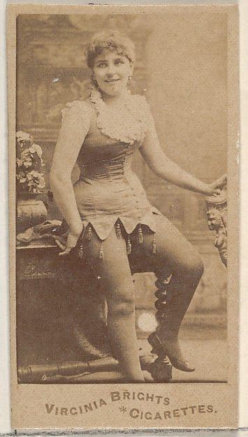 Allen & Ginter, From the Actors and Actresses series (N45, Type 5) for Virginia Brights Cigarettes