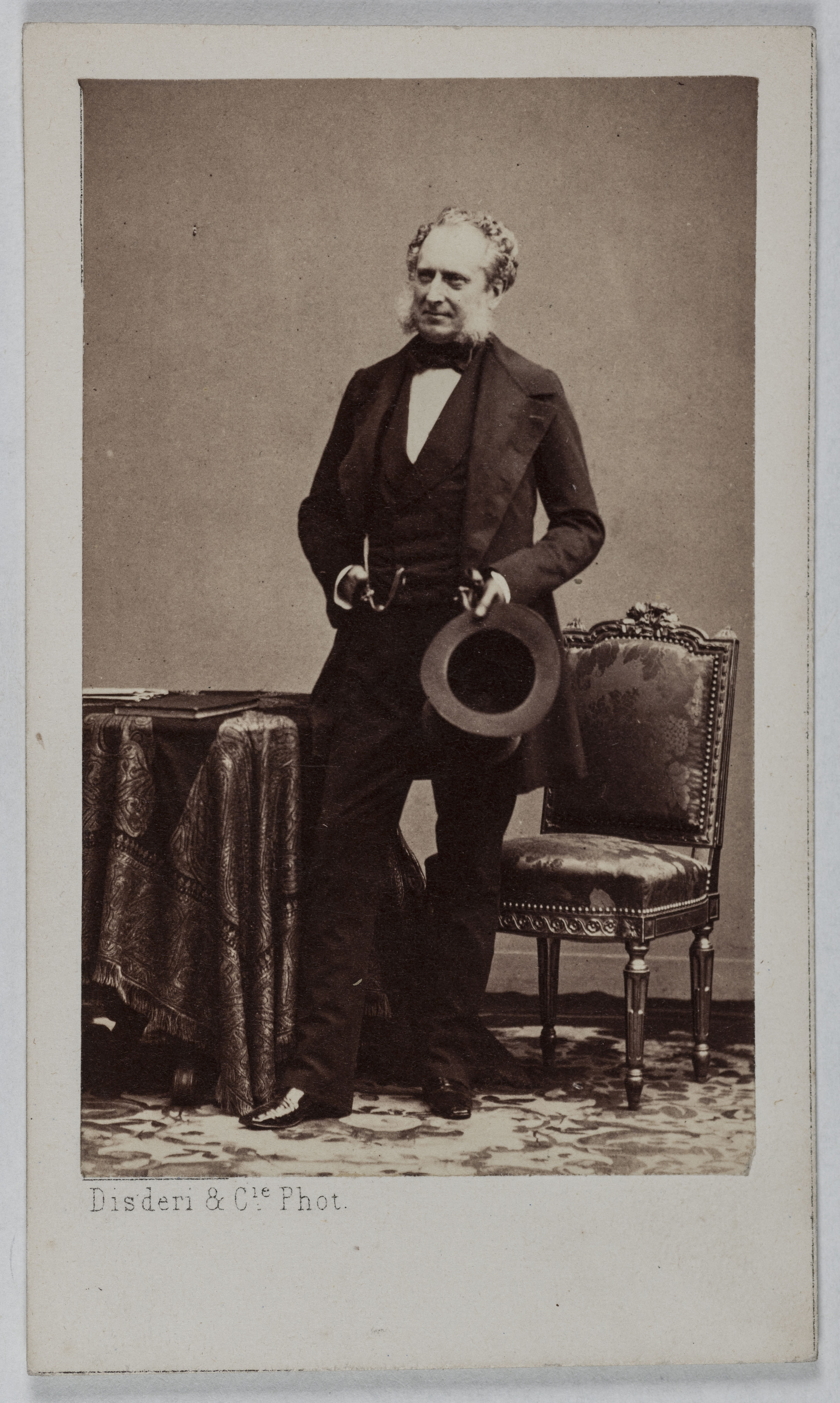 Disderi & Cie, Portrait de Jules A. A. L. M. François de Grossolles, Marquis de Flamarens (1806-1879), (homme politique, chambellan de Napoléon II)