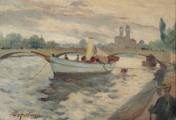 Helmer Osslund, Motiv från Seine