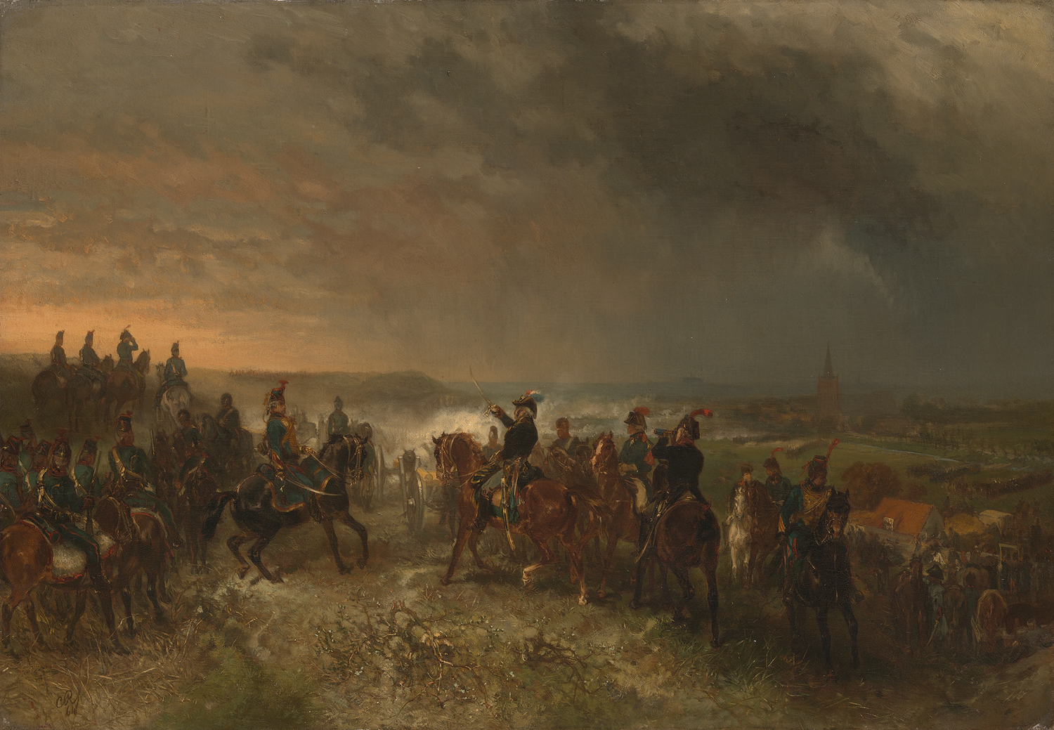 Charles Rochussen, Slag bij Castricum