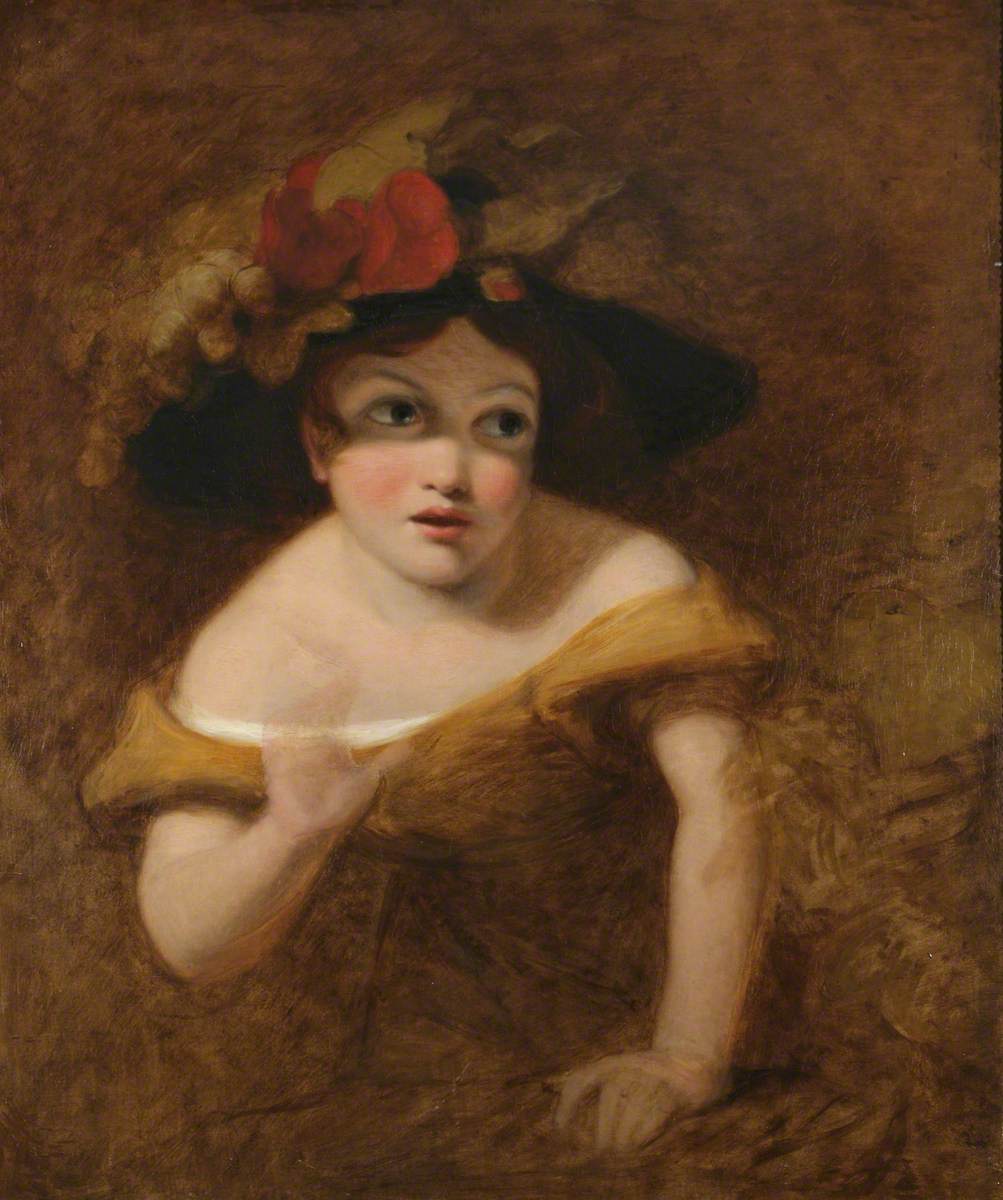 Henry William Pickersgill, Emily Maria Pickersgill, later Mrs George Hebberd Cable (1837 -1924) as a Little Girl