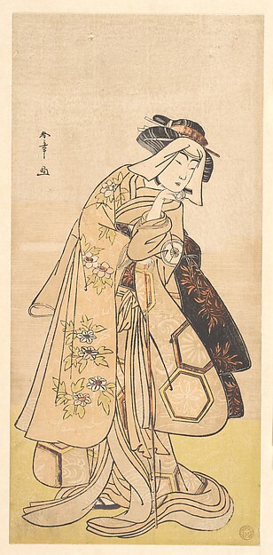 Katsukawa Shunshō　勝川春章, The Fourth Iwai Hanshirō as a Woman