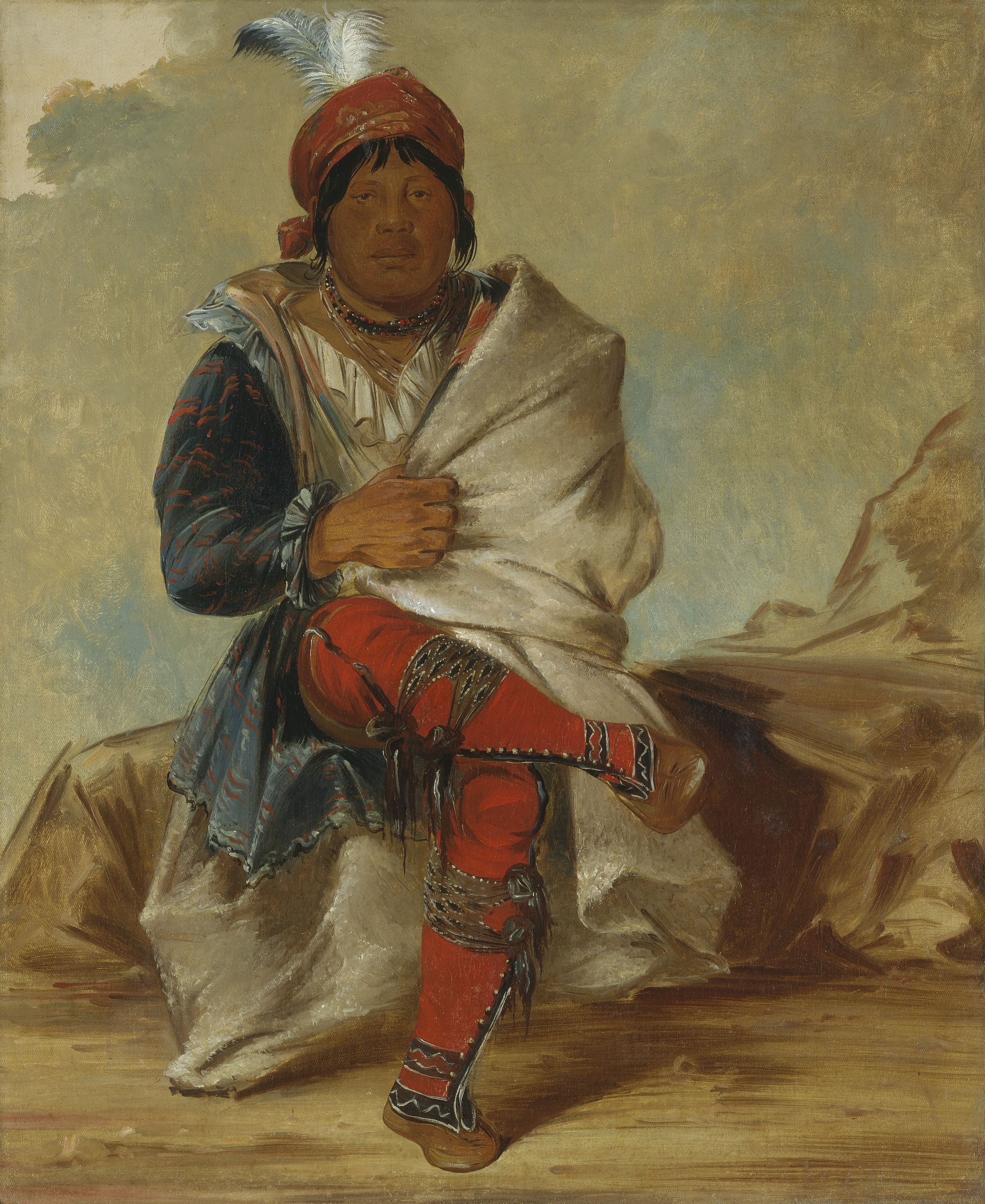 George Catlin, Mick-e-no-páh, Chief of the Tribe