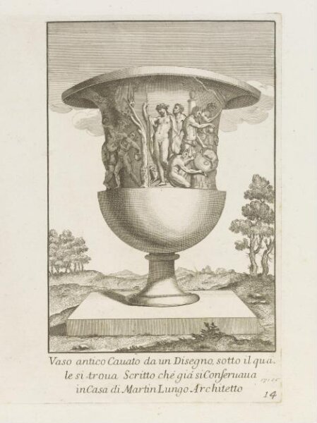 Giovanni Lanfranco, Raccolta di vasi diversi formati da illvstri artefici antichi e di varie targhe soprappóste álle fabbriche più insigni di Roma da celebri architetti moderni