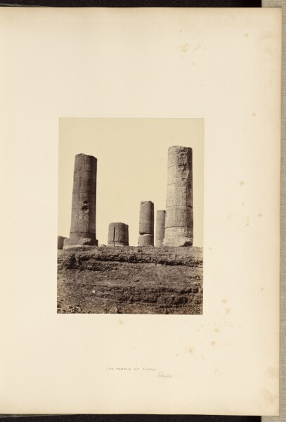 Francis Frith, The Temple of Amara, Ethiopia