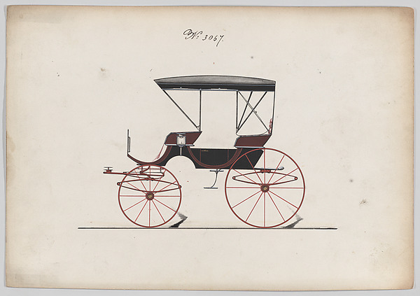 Brewster & Co., Design for Park Phaeton, no. 3067