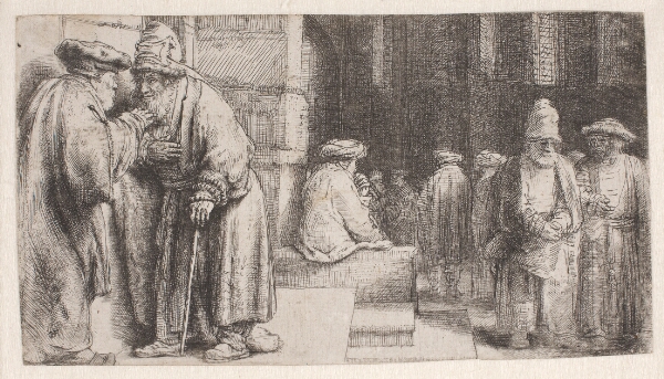 Rembrandt van Rijn, Jøder i synagogen