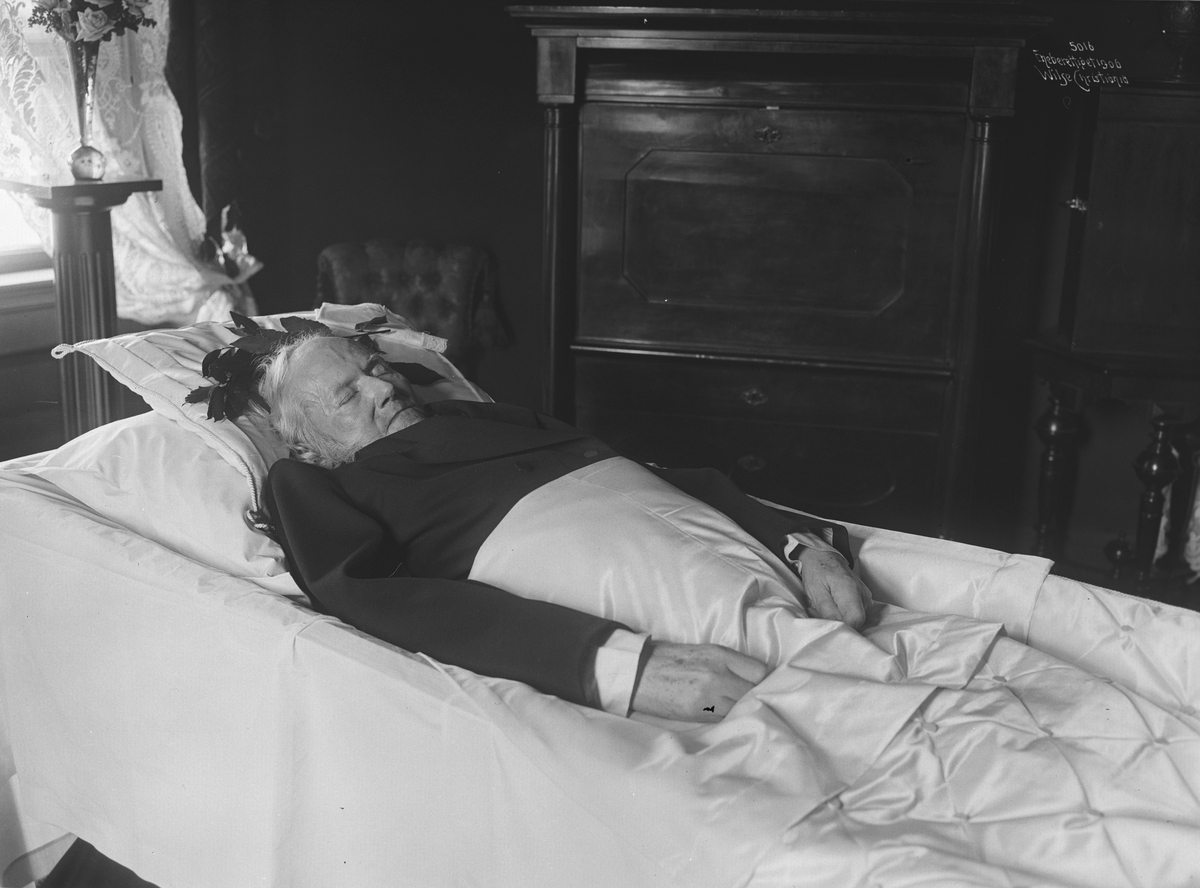 Anders Beer Wilse, Prot: Henrik Ibsens Lig død 23/5-06 25/5 1906