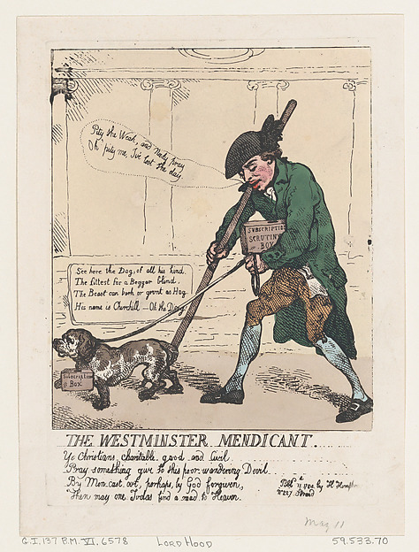 Thomas Rowlandson, The Westminster Mendicant