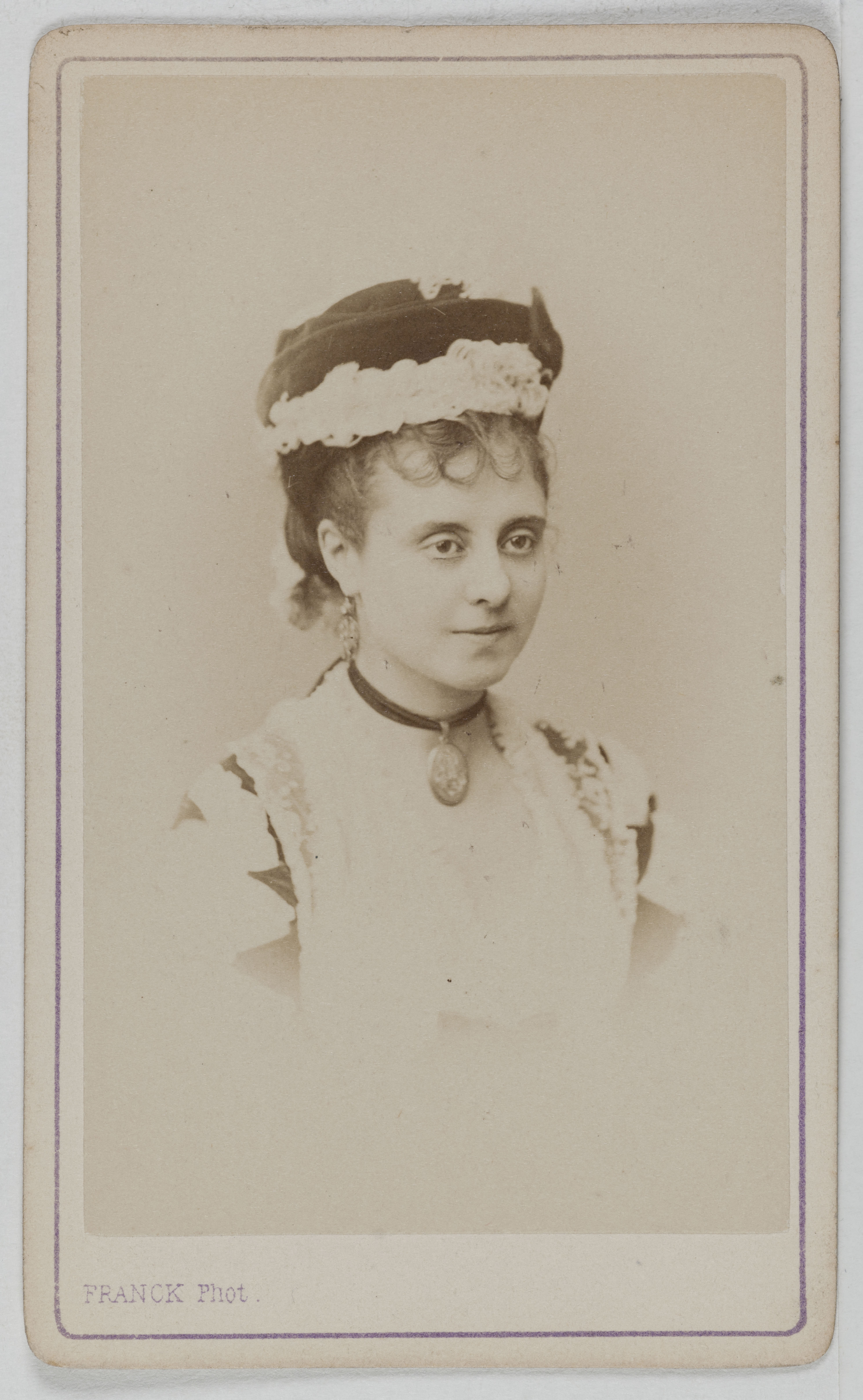 Franck, Portrait de Lherminy, (actrice)