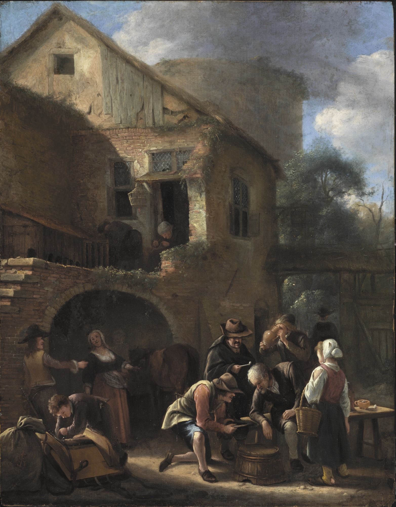 Jan Steen, A Party of Peasants