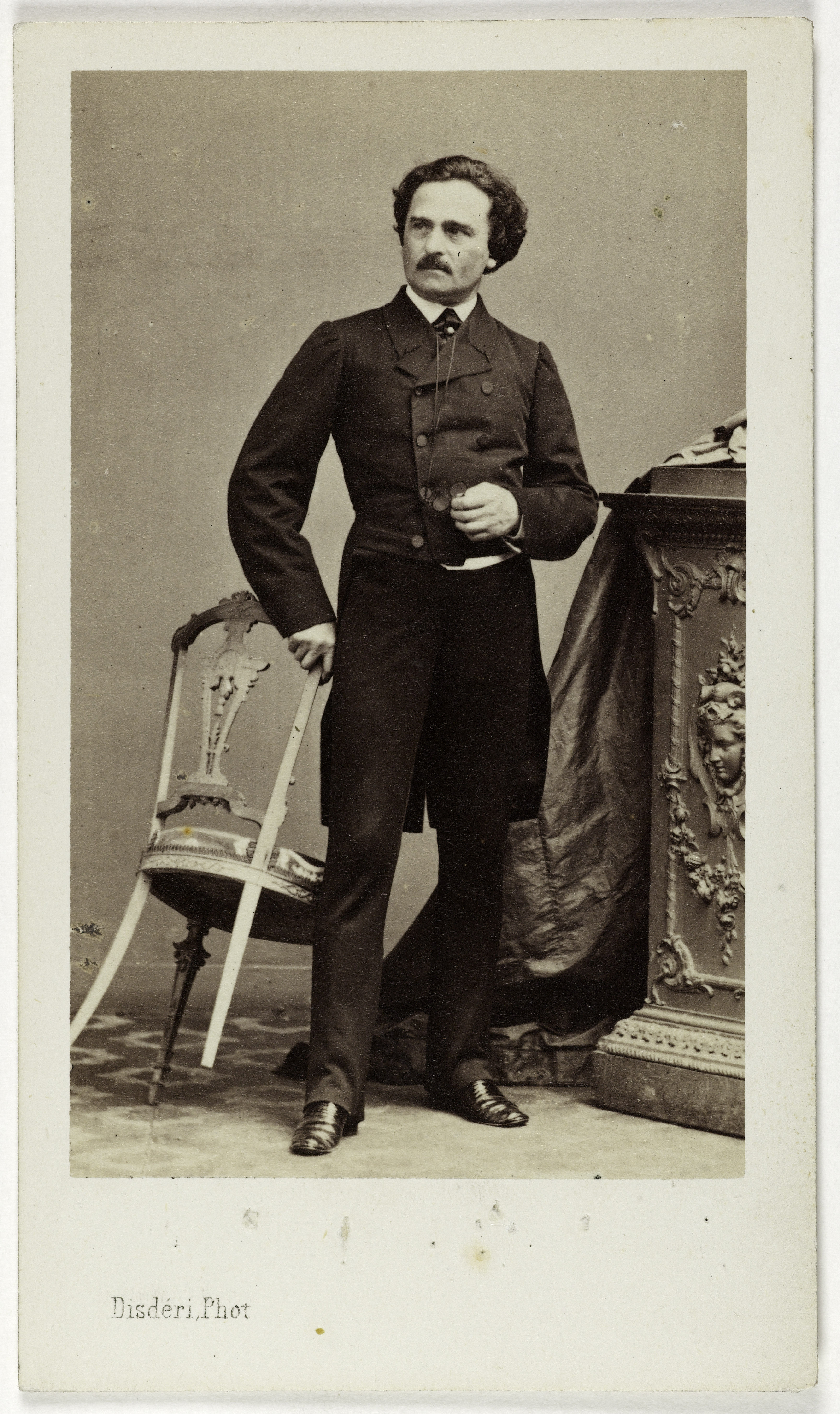 André-Adolphe-Eugène Disdéri, Portrait de Laferrière, (acteur)