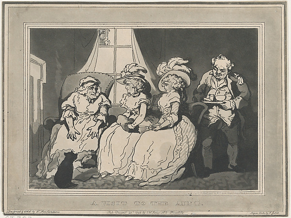 Thomas Rowlandson, A Visit to the Aunt