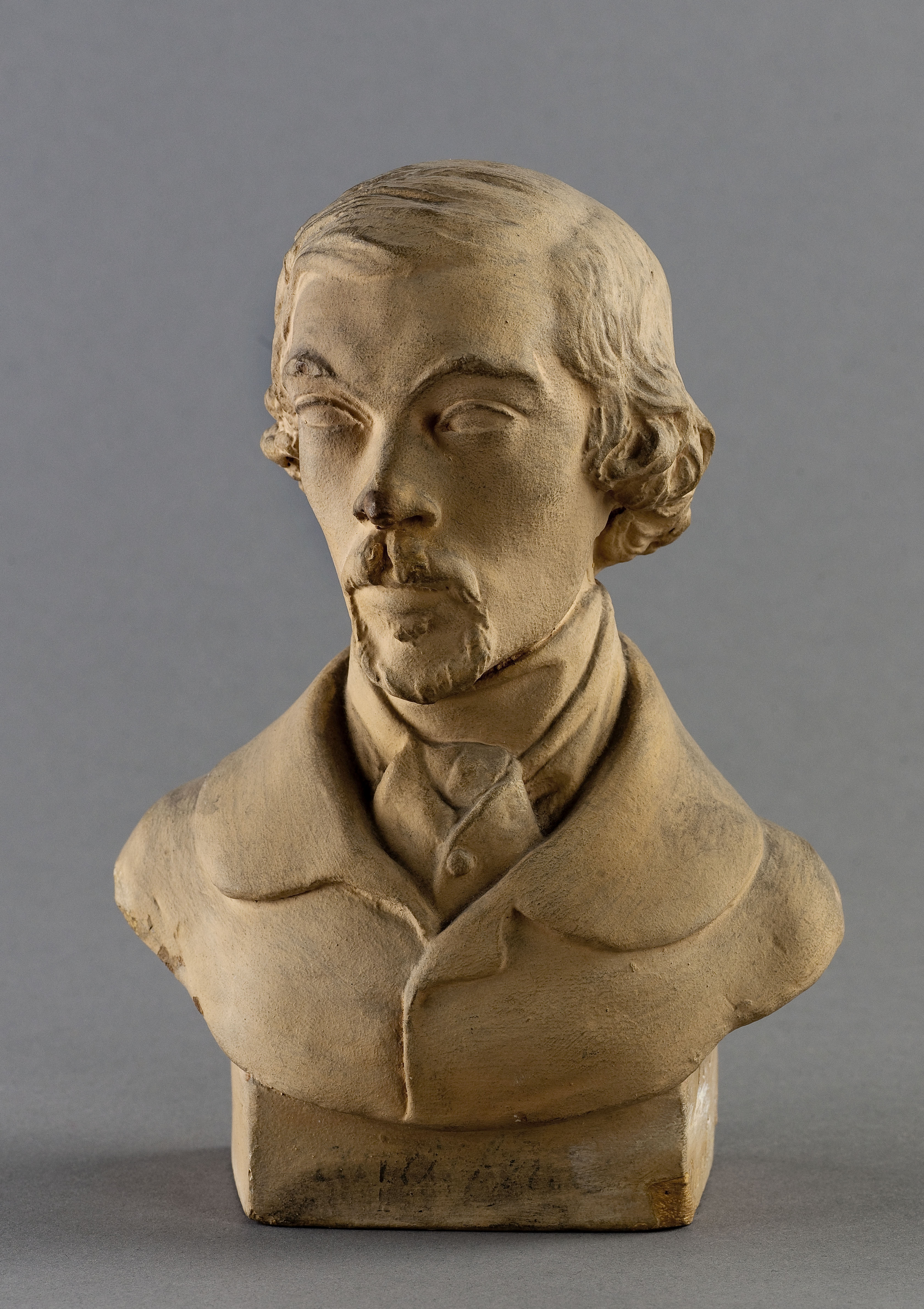 Jean Pierre Dantan, Portrait sérieux de N. d'Audiffrey, peintre amateur