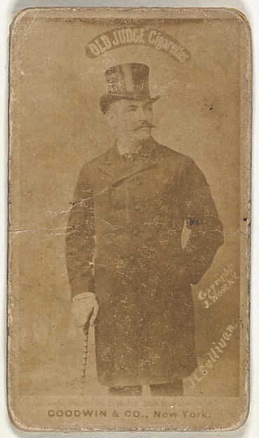 Goodwin & Company, John L. Sullivan, from the Celebrities and Prizefighters series (N174) for Old Judge Cigarettes