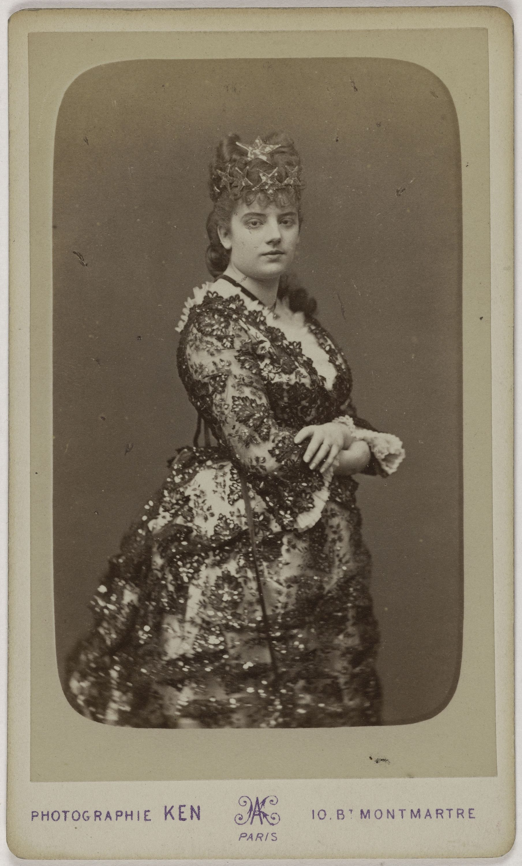 Alexandre Ken, Portrait de Sophie Croizette (épouse du banquier américain Jacques Stern) (1847-1901), (actrice à la Comédie française)