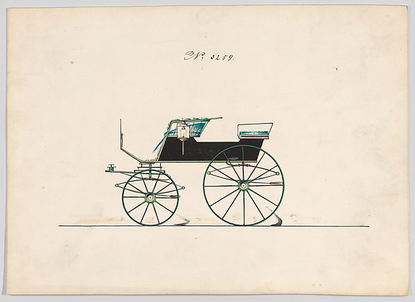 Brewster & Co., Design for T-Cart, no. 3259