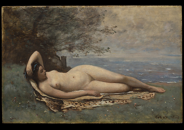 Camille Corot, Bacchante by the Sea