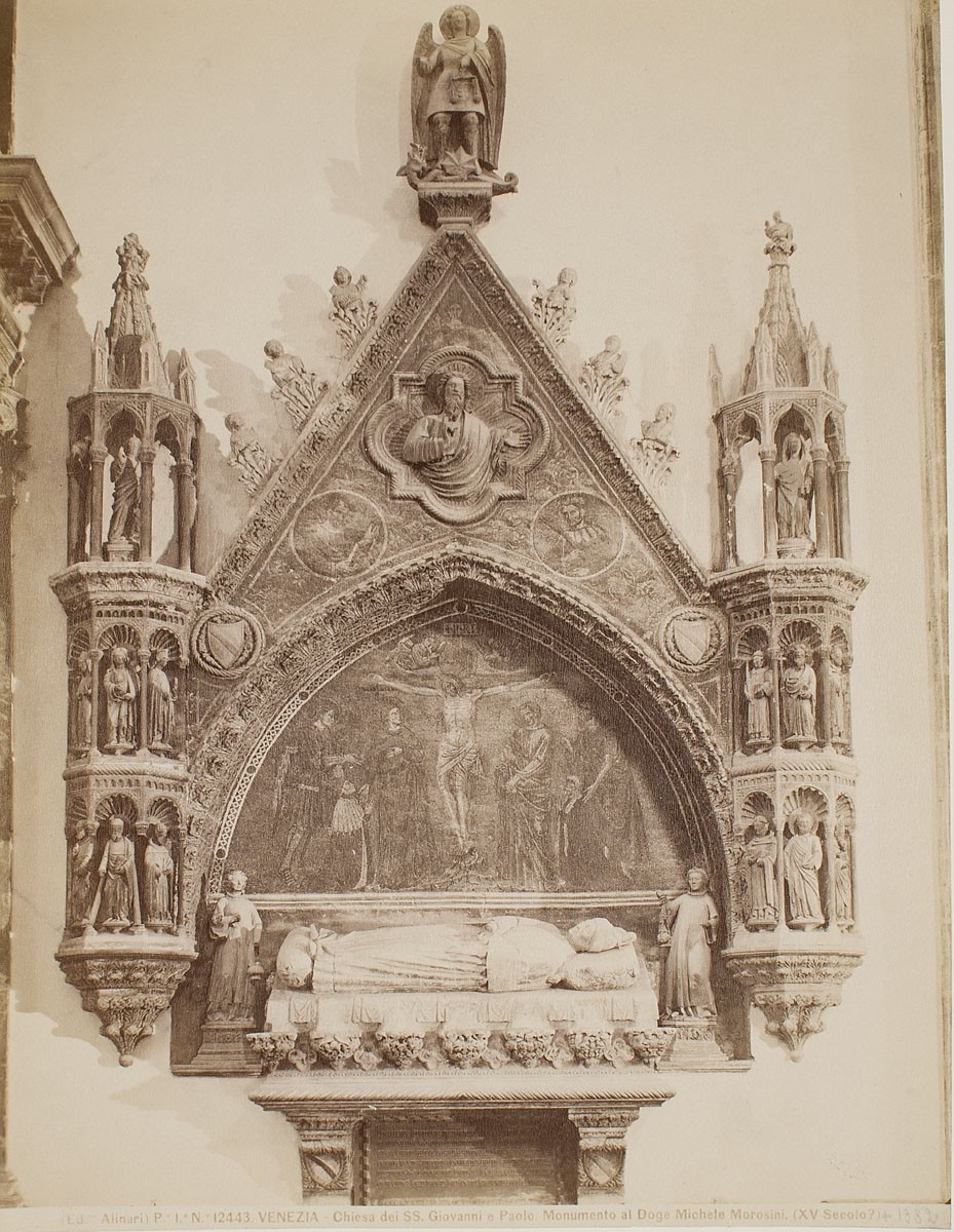 Fratelli Alinari, Kirche SS. Giovanni e Paolo, Grabmal des Dogen Michele Morosini, Venedig