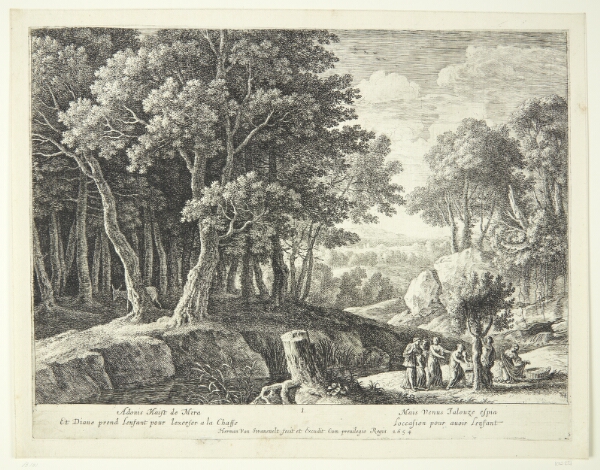 Herman van Swanevelt, Adonis' fødsel