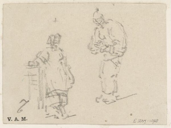 George Chinnery, Two Chinese figures