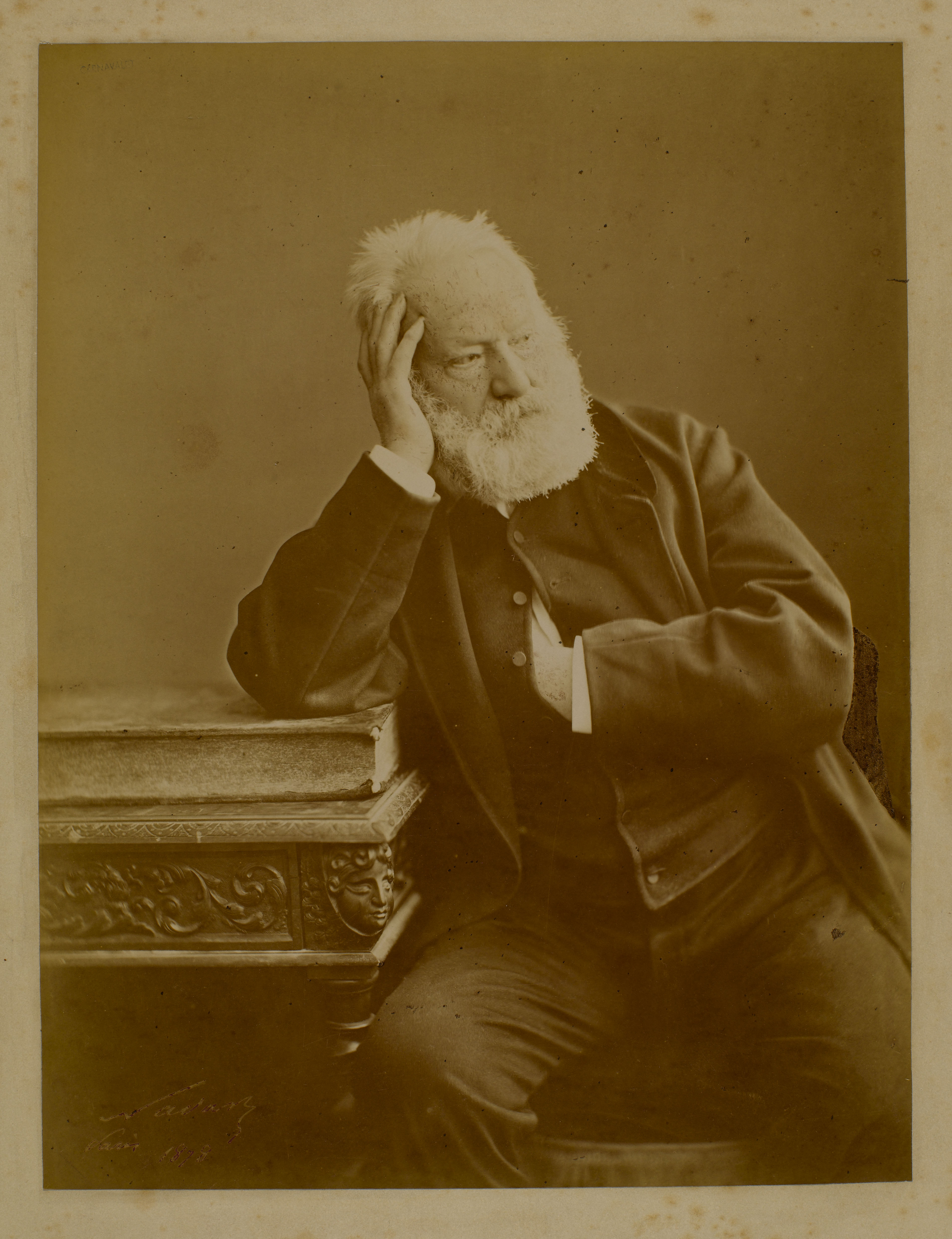 Nadar, Portrait de Victor Hugo (1802-1885), écrivain, en 1878.
