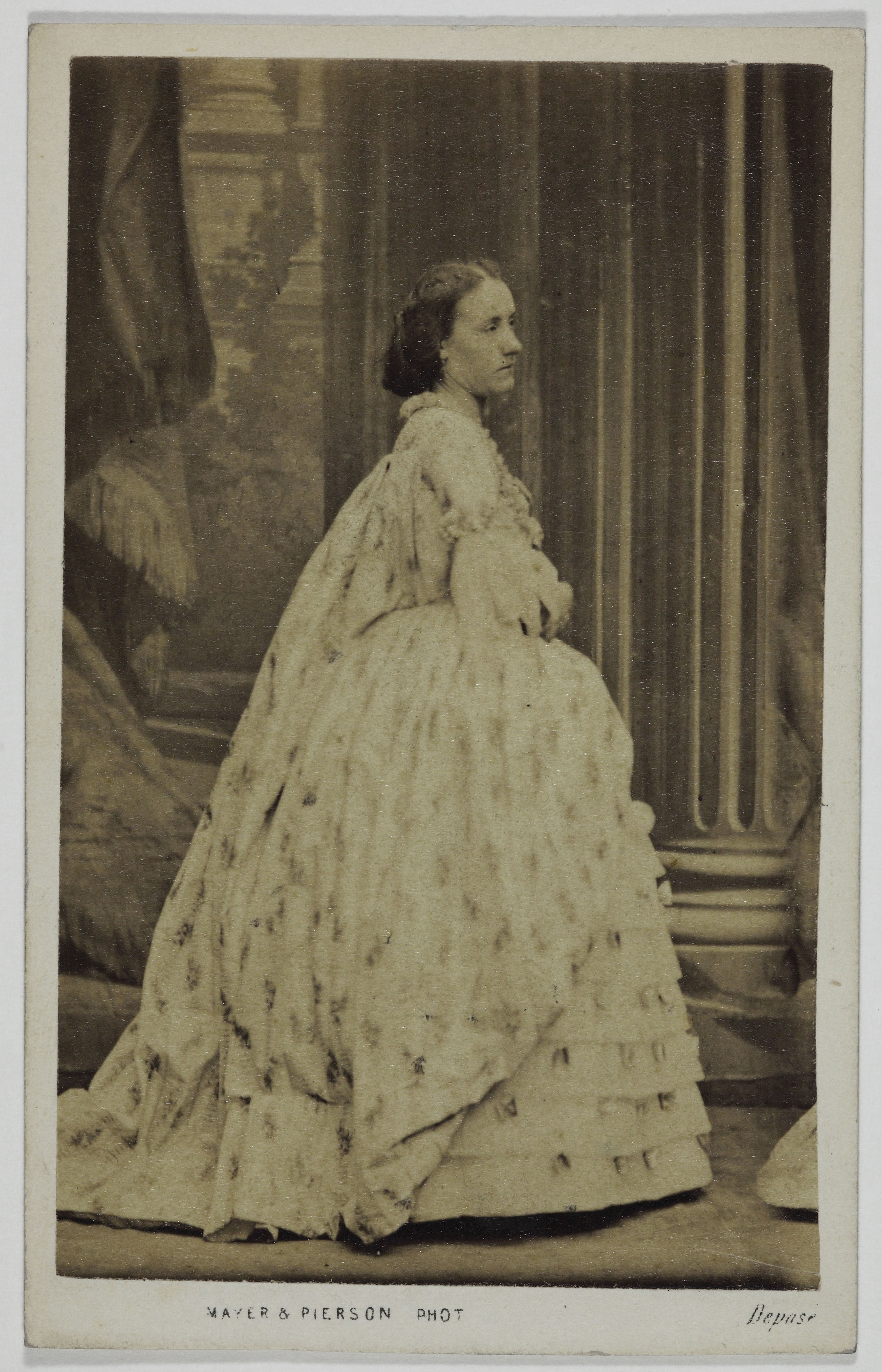 Mayer Frères et Pierson, Portrait d'Aguillon, (Marthe Léocadie Baumann), (vers 1827-), (actrice)