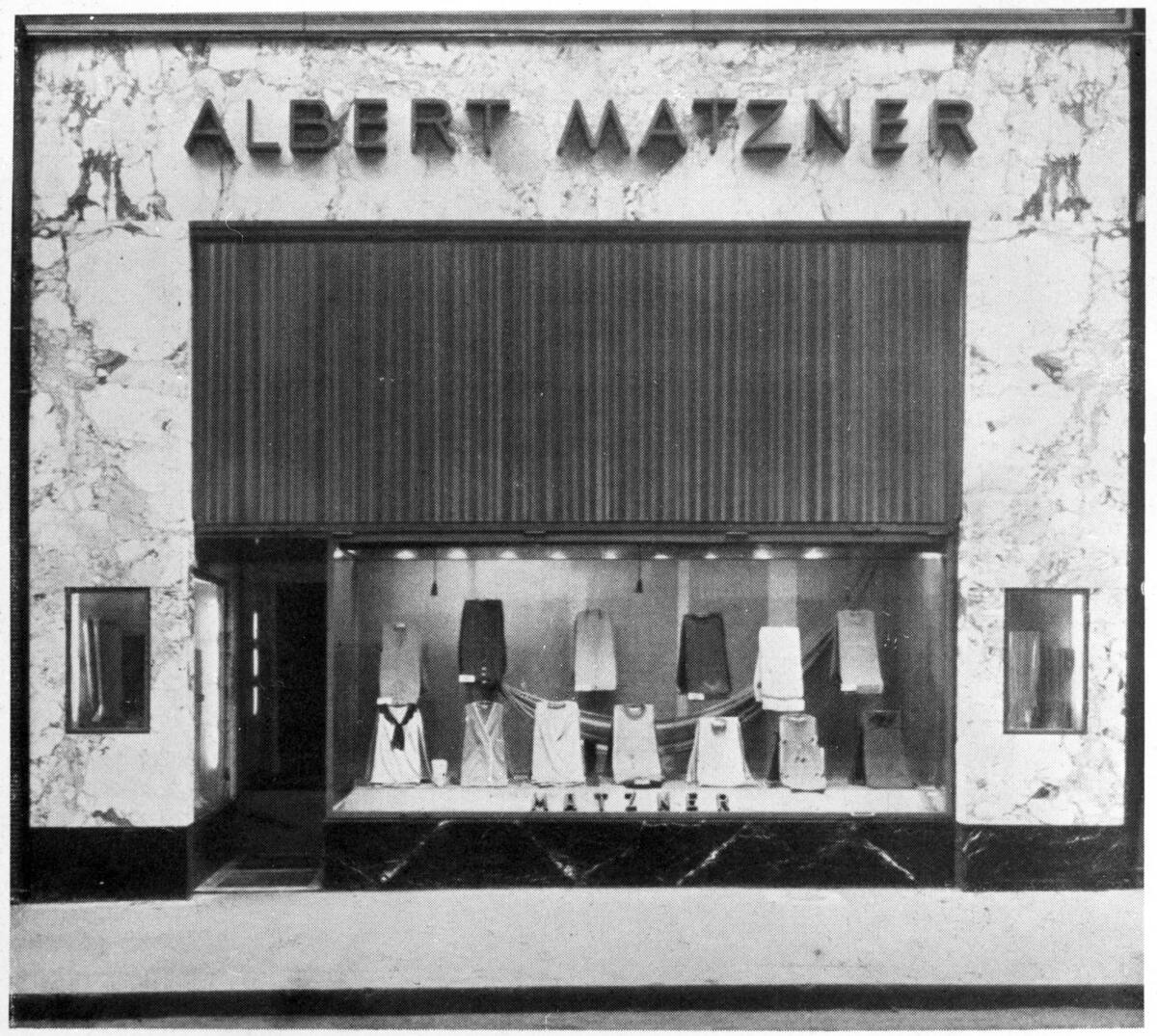 Anonym, Wäschegeschäft Matzner, Wien I., Rotenturmstraße