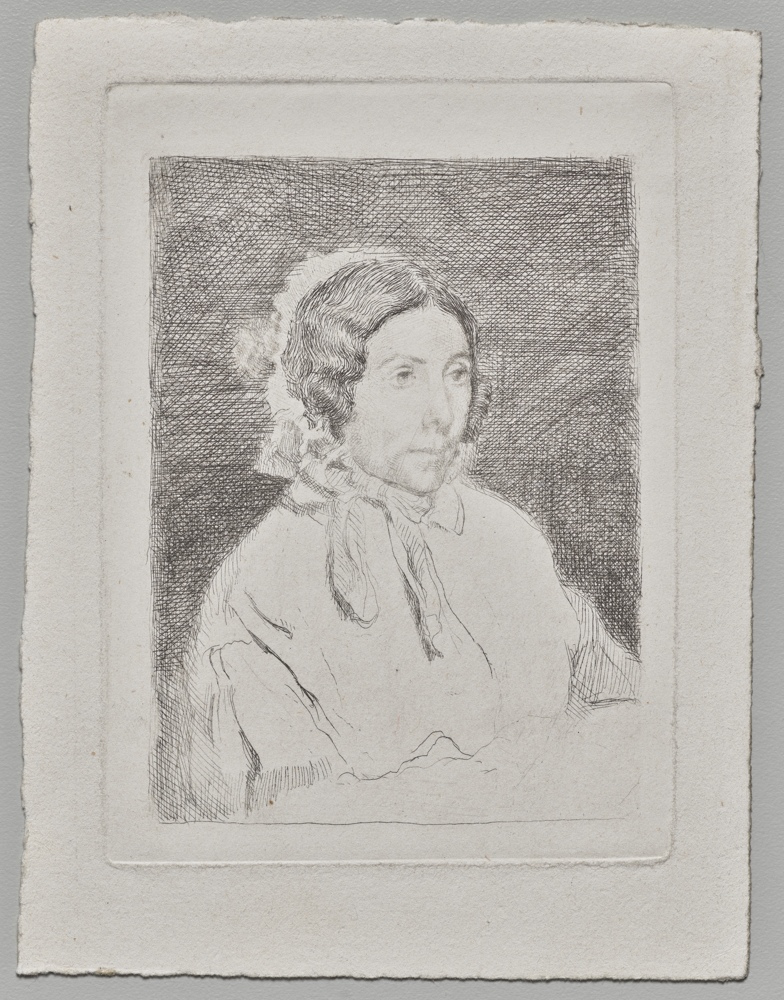 Edgar Degas, Woman in a Ruffled Cap