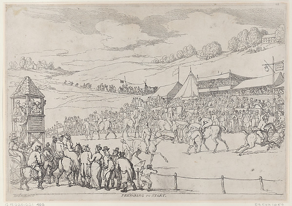 Thomas Rowlandson, Preparing to Start