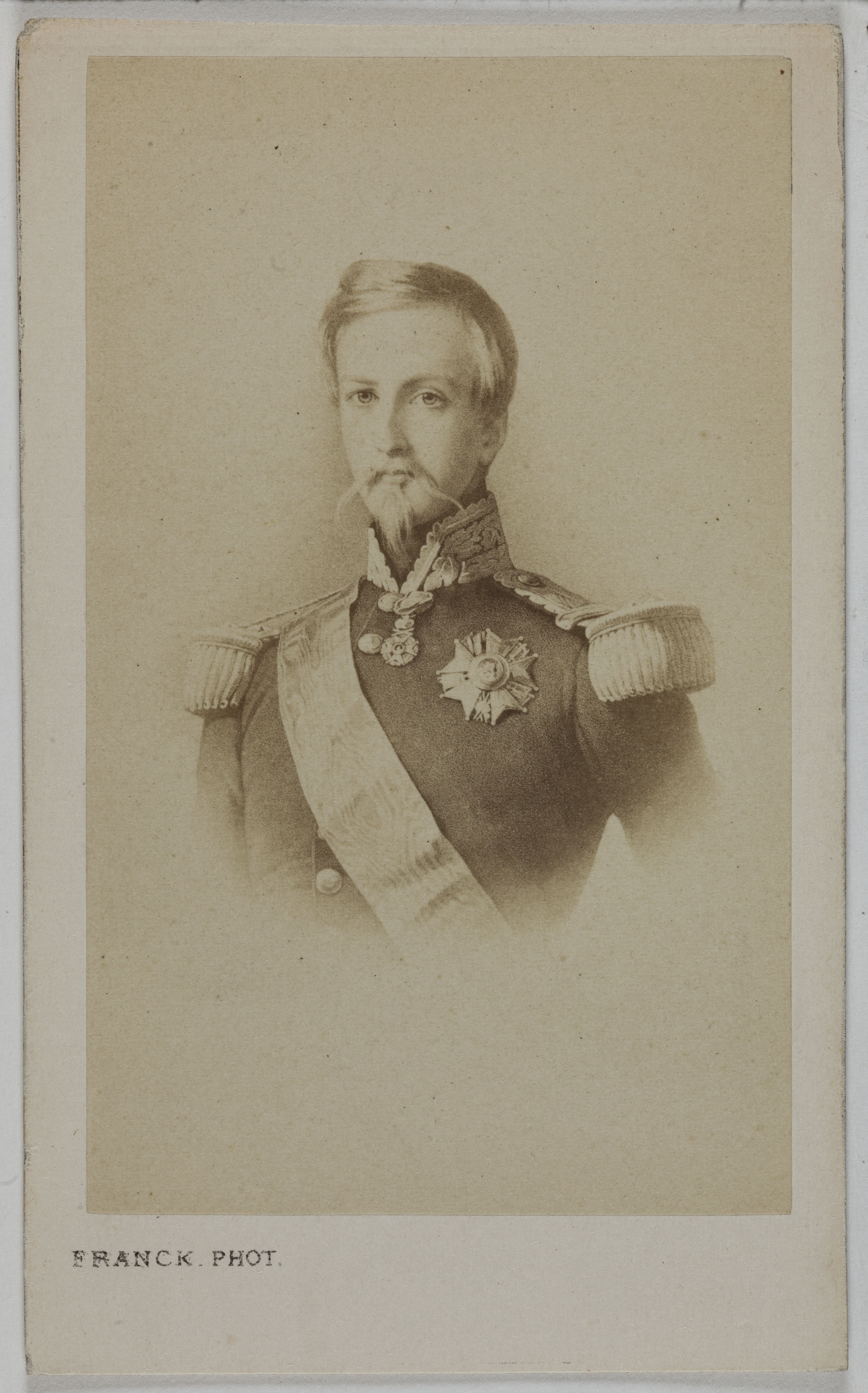 Franck, Portrait d’Henri Eugène d’Orléans, duc d’Aumale (1822-1897), (Général gouverneur d’Algérie, député)