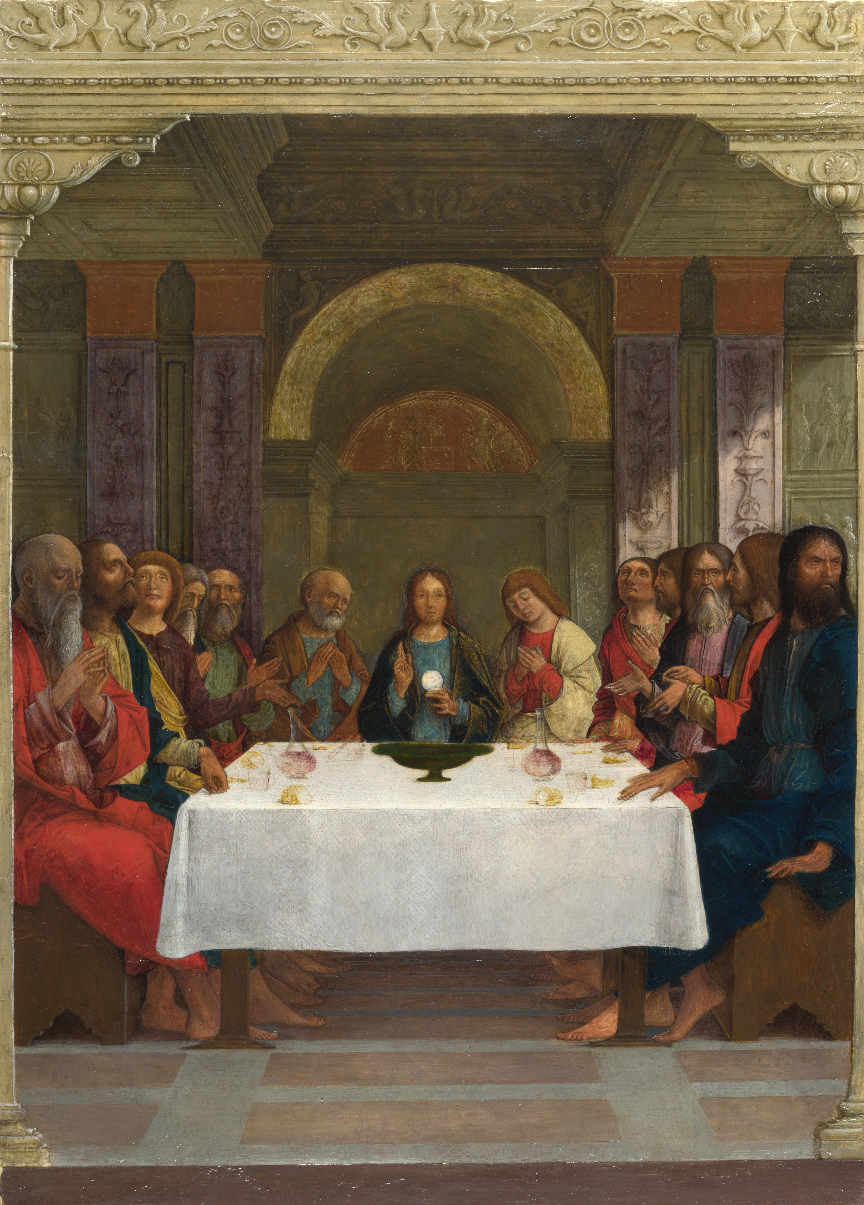 Ercole de' Roberti, The Institution of the Eucharist