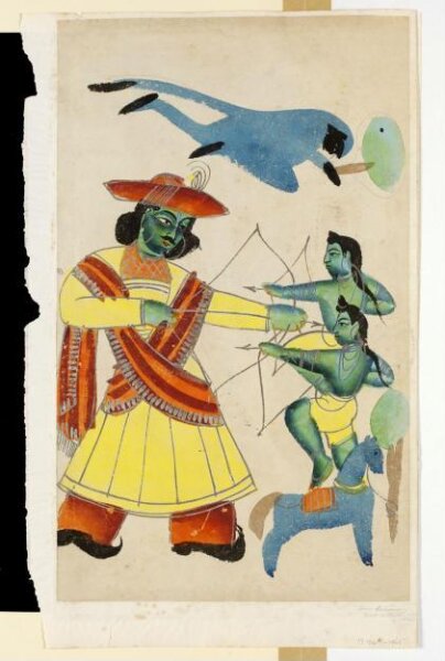 Unknown, Rama, Lava, Kusha and Hanuman